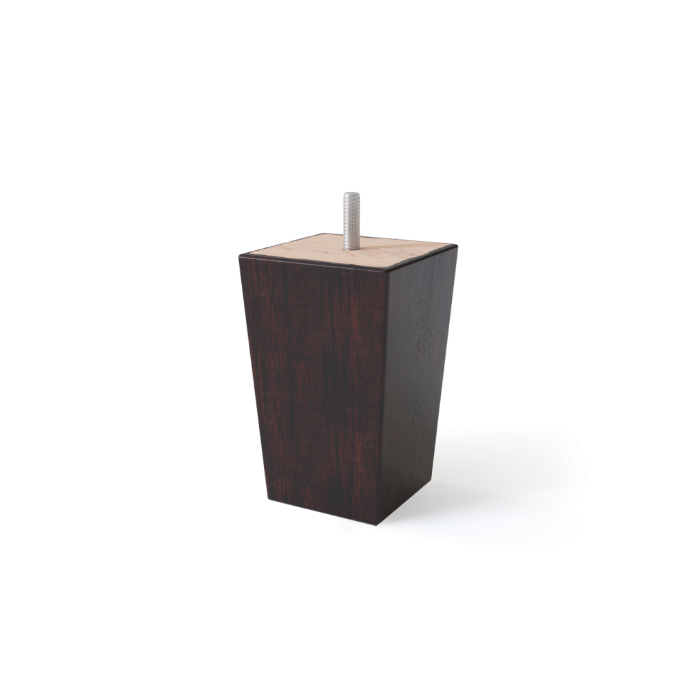 koonusjalad, tumepruun (wenge) 12cm