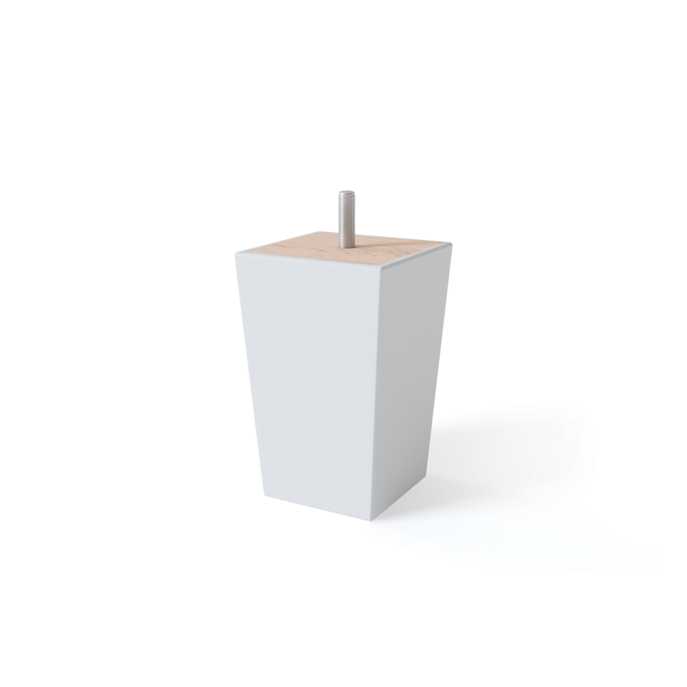 koonusjalad, valge 12cm