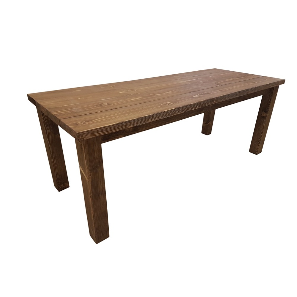 söögilaud 001, 200x78cm, (tumepruun)
