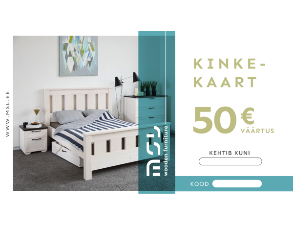MSL e-poe kinkekaart 