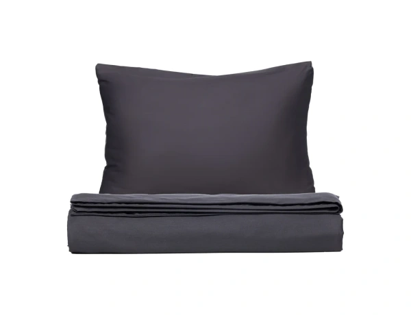 Wendre Silky Satin siidjas voodipesukomplekt Iron Grey