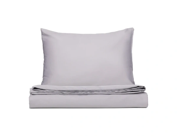 Wendre Silky Satin siidjas voodipesukomplekt Light Grey