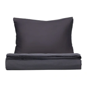 Wendre Silky Satin siidjas voodipesukomplekt Iron Grey