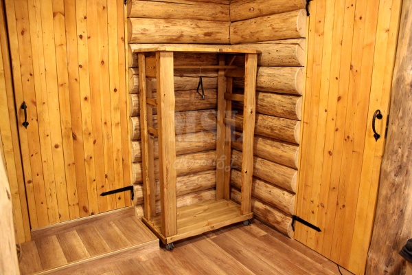 Riidestange (tumepruun)