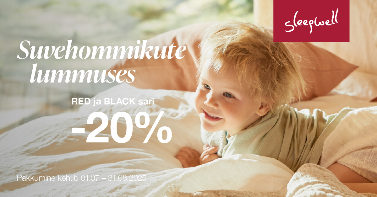 SLEEPWELL´I SUVINE SOODUSPAKKUMINE -20%